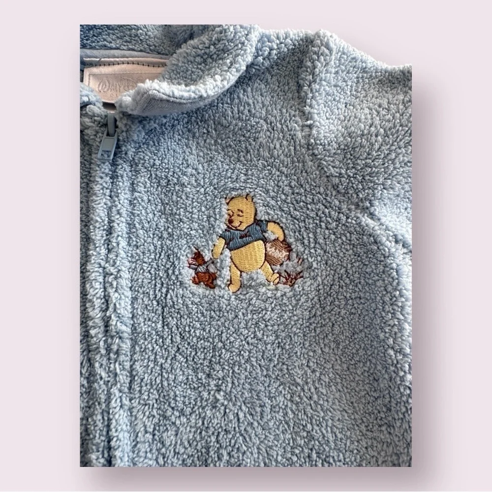 Y2K Fleece Pooh Bear Romper